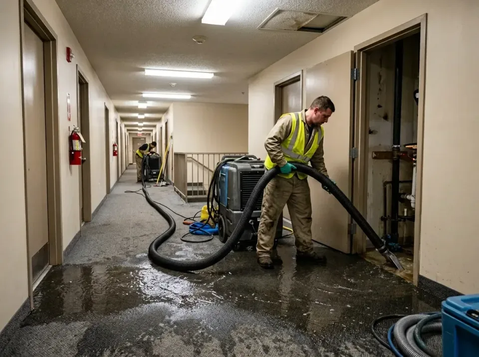 multi-unit-apartment-hallway-f-005 — frequently asked questions, Emergency Burst Pipe Water Extraction & Removal in East St.…